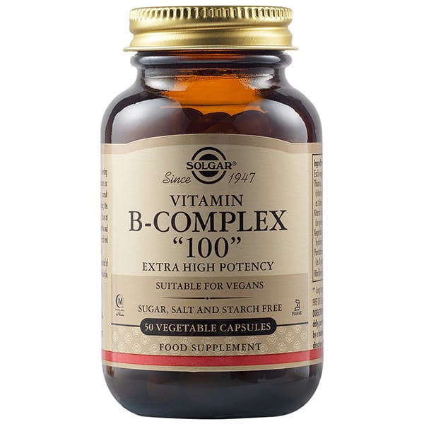 Solgar Vitamin B-Complex 100, 50veg.caps